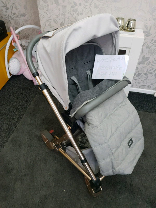 mamas and papas urbo rose gold